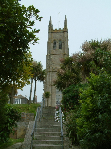 St Mary's church, Chapel Street, Penzance. 28 May 2003.